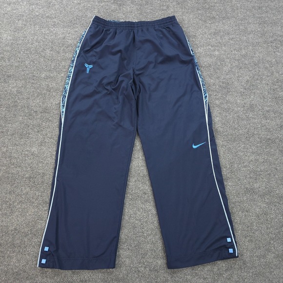 Vintage Nike Pants‎ Mens L Blue Kobe Bryant Mamba Basketball Warmup Logo RARE - Picture 1 of 16
